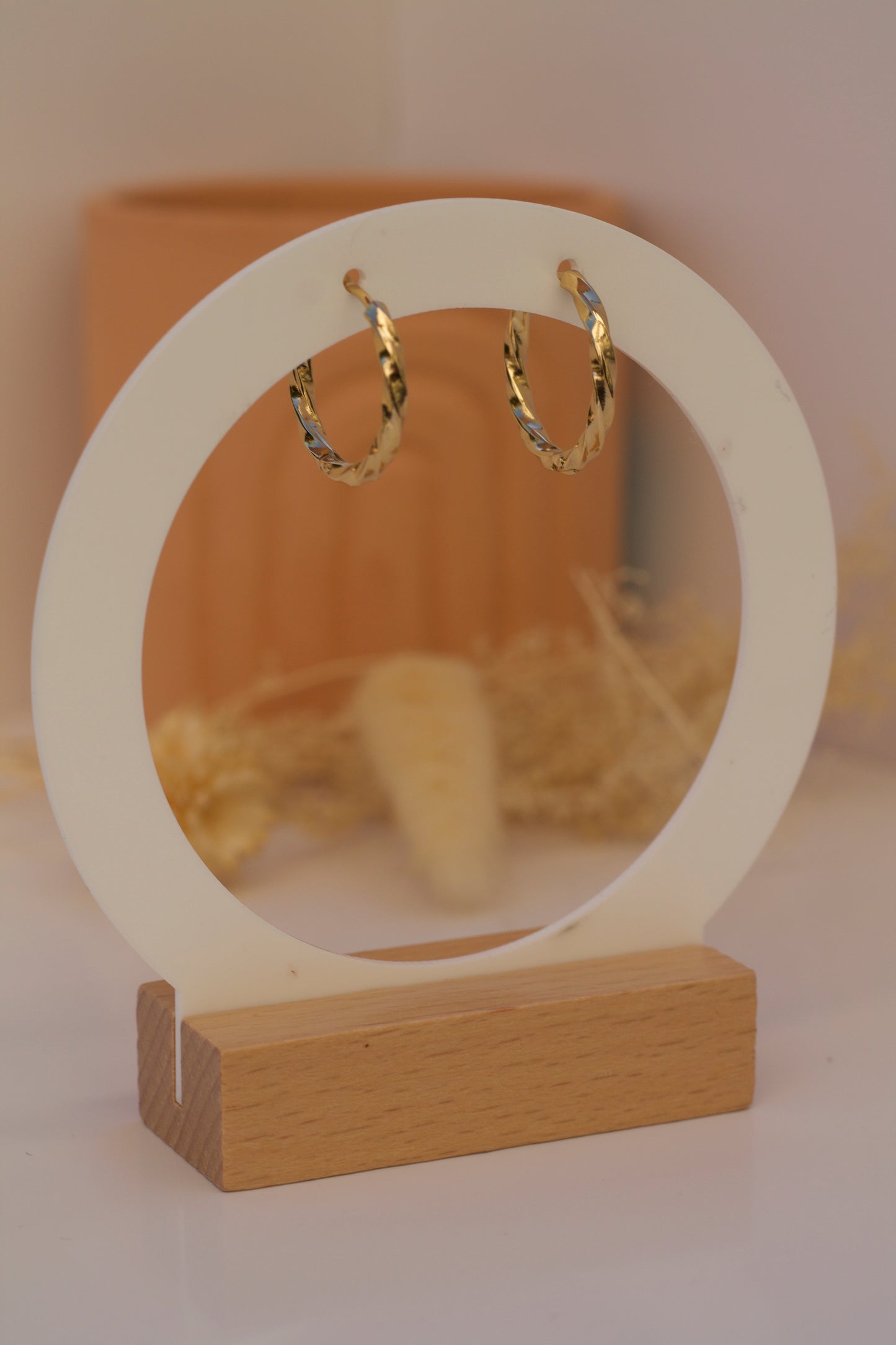 Créoles mini torsades