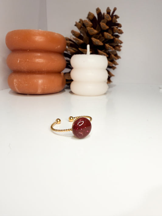 Bagues jonc Bordeaux