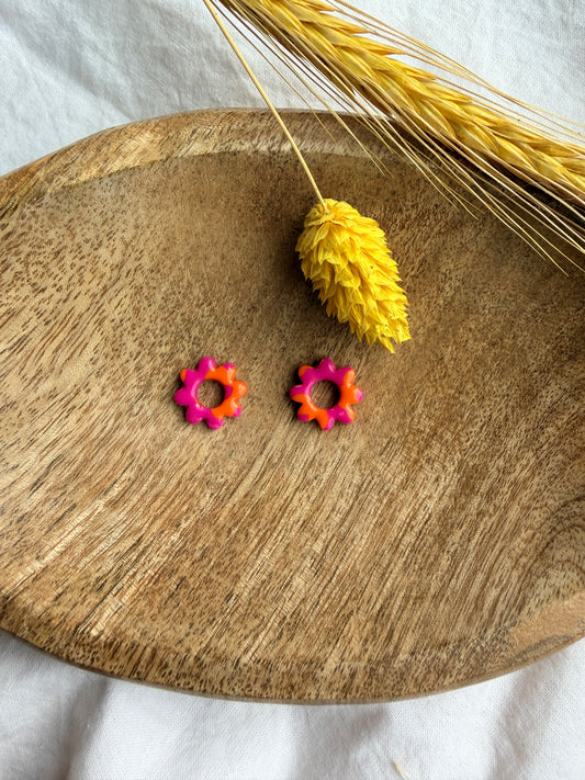 KIDS Pampilles fushia/orange